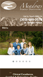 Mobile Screenshot of meadowsfamilydentistry.com
